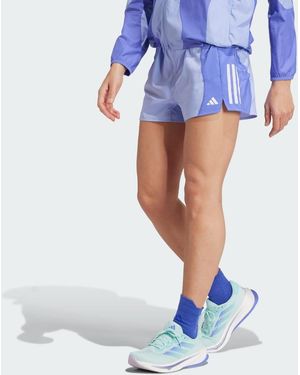 adidas Short Own The Run Base Aeroready - Blu