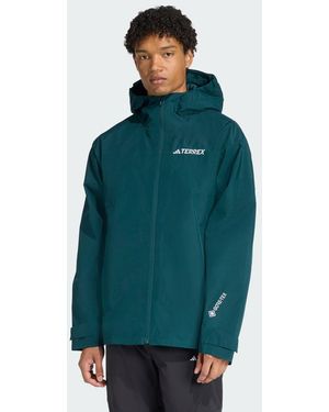 adidas Giacca Terrex Xperior 2L Gore-Tex Performance - Verde