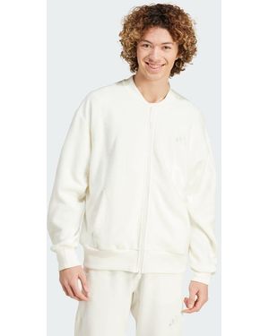 adidas Bomber Elevated All Szn Terry Loop - Bianco