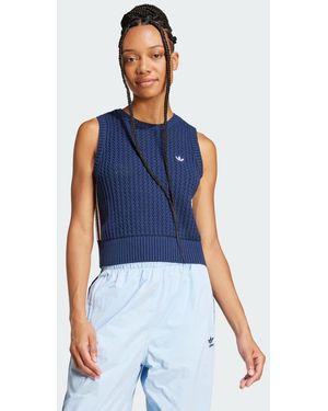 adidas Gilet - Blu