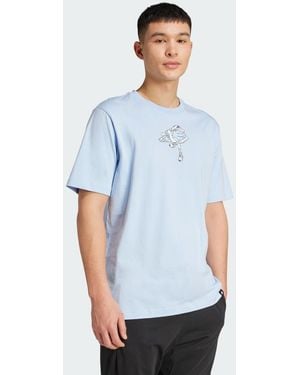 adidas Earth Day Graphic Tee - Blu