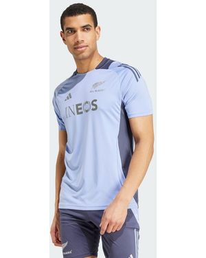 adidas T-Shirt Da Rugby Aeroready Short Sleeve All Blacks - Blu