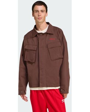 adidas Giacca Dalla Vestibilità Regolare - Rosso