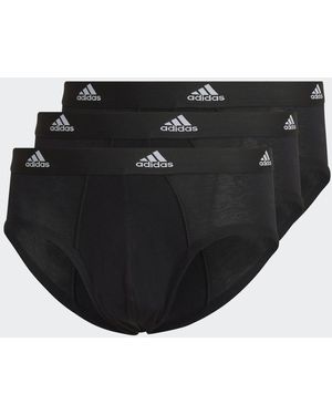 adidas Short Comfort Flex Cotton 3-Stripes - Nero