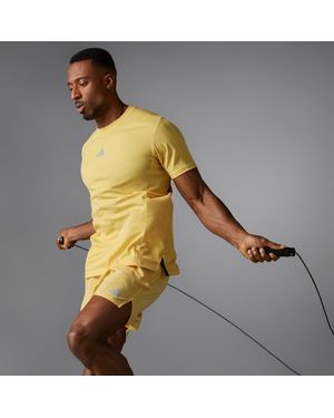 adidas T-shirt Designed for Training HIIT Workout HEAT.RDY Print - Metallizzato