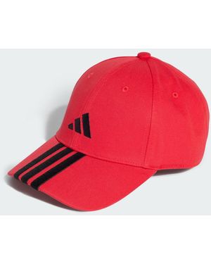 adidas Cappellino Da Baseball 3-Stripes New Logo - Rosso