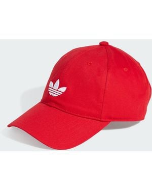 adidas Cappellino Adicolor Classic Trefoil Baseball - Rosso