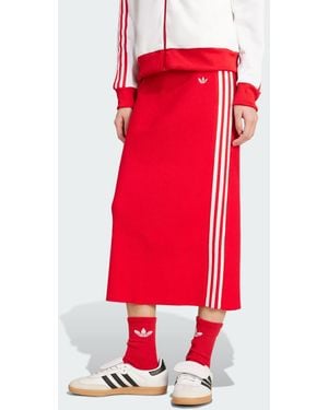 adidas Gonna Adicolor Knit 3-Stripes - Rosso