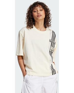 adidas Originals T-Shirt Adibreak Crop - Bianco