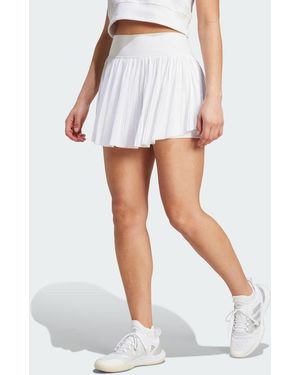 adidas Gonnellino Da Tennis Pro Pleated Aeroready - Bianco