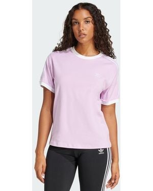 adidas T-Shirt 3-Stripes - Viola