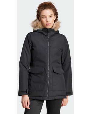 adidas Parka Paveric Fur - Nero