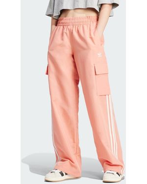 adidas Pantaloni Originals adicolor Cargo - Rosso