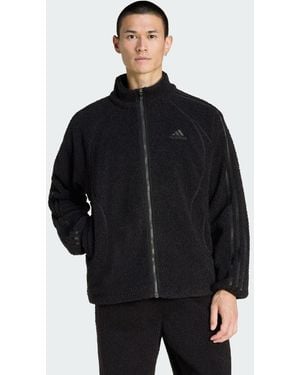 adidas Borg Fleece Teamgeist Tracktop - Nero
