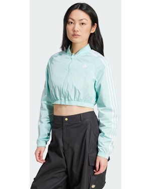 adidas Giacca Da Allenamento Adicolor Teamgeist Cropped - Blu