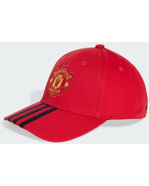 adidas Cappellino Da Baseball Manchester United - Rosso