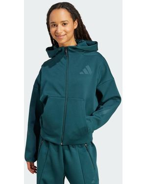 adidas Hoodie Z.N.E. Full-Zip - Blu