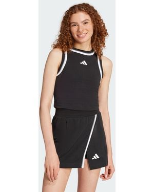 adidas Canotta Essentials Color-Pop Cotton Crop - Nero