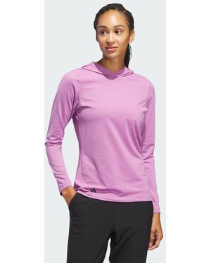 adidas Felpa Con Cappuccio Da Golf Performance - Viola