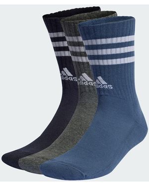 adidas Calze 3-Stripes Cushioned (3 Paia) - Blu