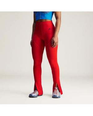 adidas Pantaloni By Stella Mccartney Truestrength Flat-Knit - Rosso