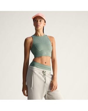 adidas Top Corto Da Allenamento By Stella Mccartney - Verde