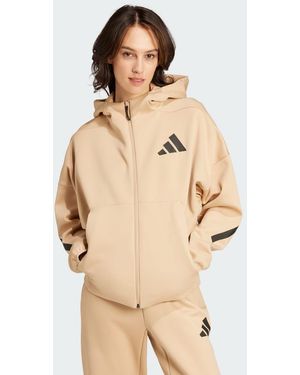 adidas Hoodie Z.N.E. Full-Zip - Neutro