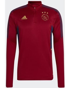 adidas Felpa Da Allenamento Condivo 22 Ajax Amsterdam - Rosso