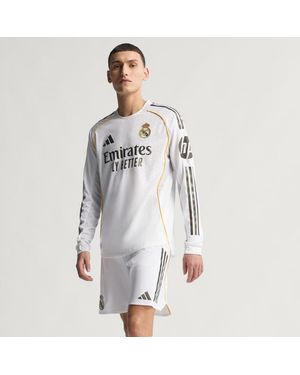adidas Maglia Casa Autentica Manica Lunga Real Madrid 25/26 - Blu