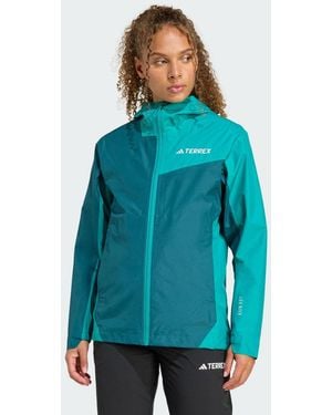 adidas Giacca Terrex Multi 2.5L Rain.Rdy - Blu