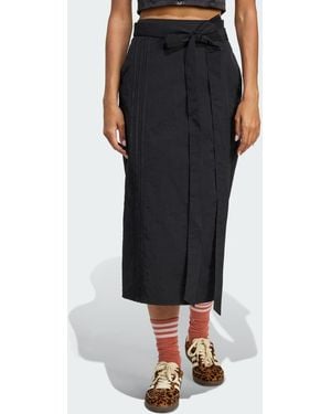 adidas Maxi Gonna Con 3 Strisce Decentrate - Nero