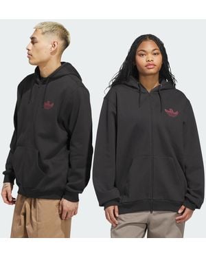 adidas Felpa Con Cappuccio Zip Up Graphic Shmangry - Nero