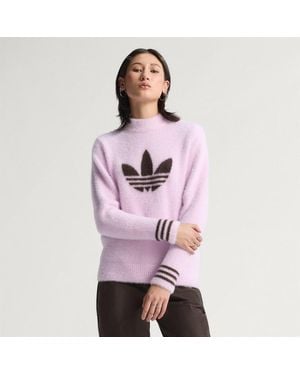 adidas Maglia Originals Con Trifoglio - Viola