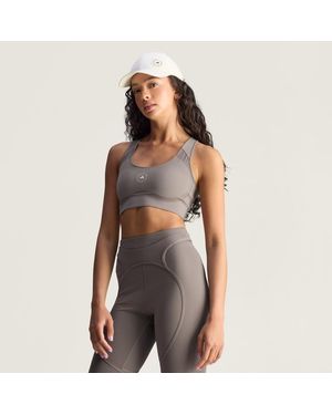 adidas By Stella Mccartney Reggiseno Da Allenamento Power Impact Sostegno Medio - Grigio