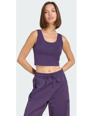 adidas Canotta Essentials Small Logo Cotton Lifestyle - Viola