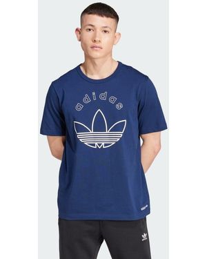adidas Originals T-Shirt Graphic - Blu
