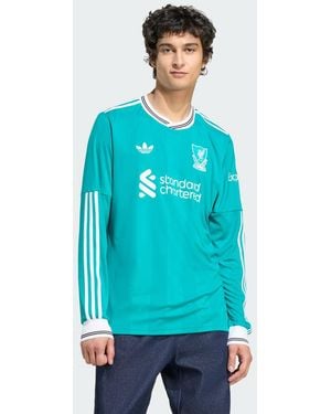 adidas Maglia A Maniche Lunghe Third Liverpool Fc 25/26 - Blu