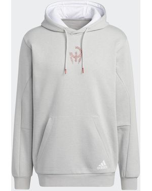 adidas Mahomes Hoodie - Grigio
