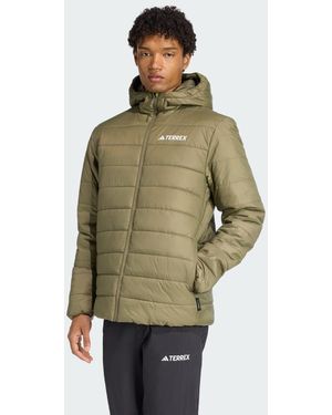 adidas Terrex Multi Essentials Giacca Con Cappuccio Climawarm Isolata - Verde