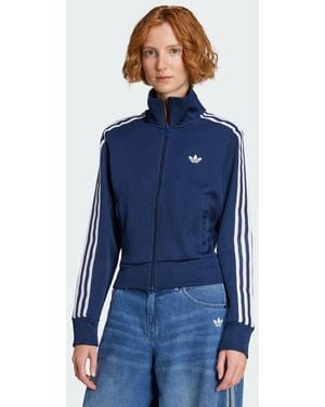 adidas Knit Track Top Firebird Adicolor - Blu