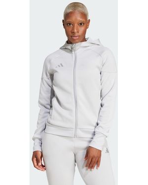 adidas Felpa Con Cappuccio Tiro 25 Full-Zip - Grigio