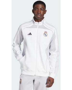 adidas Giacca Da Allenamento Ubp Doubleknit Real Madrid - Bianco