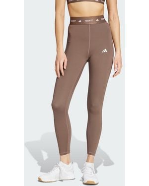 adidas Leggings 7/8 Techfit - Marrone