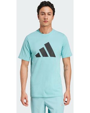 adidas T-Shirt Da Allenamento Train Essentials Feelready Logo - Blu