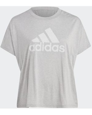 adidas T-Shirt Sportswear Future Icons Winners 3.0 (Curvy) - Grigio