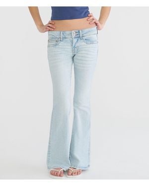 Aéropostale Low-Rise Flare Jean - Blue