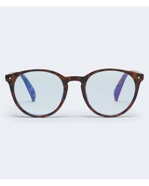 Aéropostale Tortoiseshell Round Light Glasses - Brown