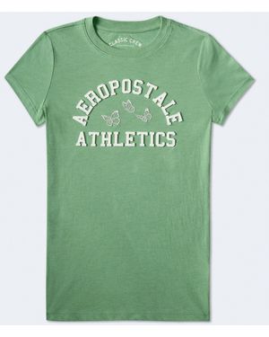 Aéropostale Athletics Applique Graphic Tee - Green