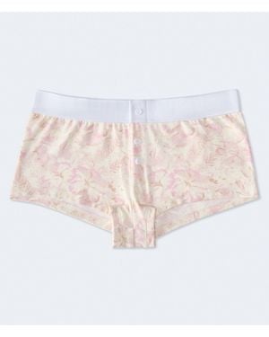 Aéropostale Hibiscus Mini Boxer - White
