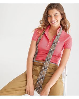 Aéropostale A87 Pique Polo - Pink